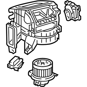 Toyota 87130-35180 Blower Assembly
