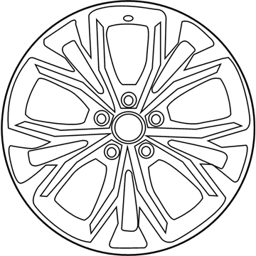 Infiniti D0300-5DM3D Aluminum Wheel
