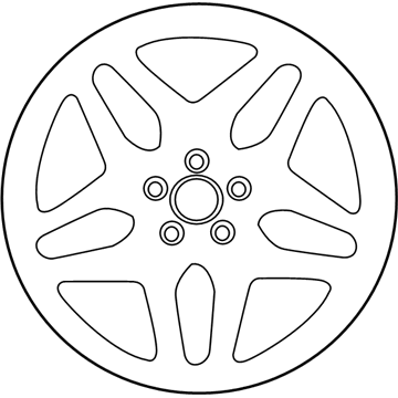 Infiniti D0300-5DM3B Aluminum Wheel