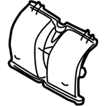 BMW 64-11-8-372-793 Cover Blower