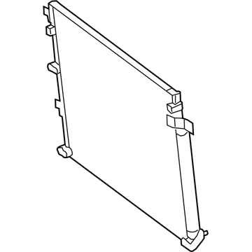 Mopar 52014775AB CONDENSER-Air Conditioning