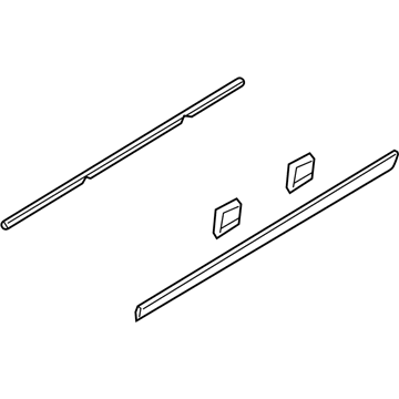 Hyundai 87721-3K010 Moulding Assembly-Waist Line Rear Door, LH