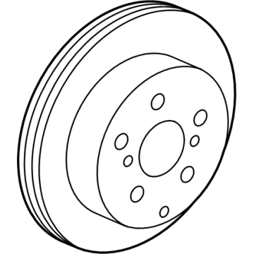 Lexus 42431-78030 DISC, RR