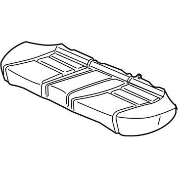 Honda 82137-TA5-A71 Pad & Frame, RR. Seat Cushion