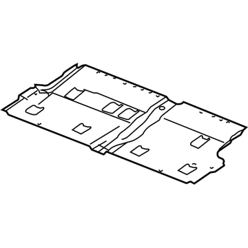 Mopar 5109038AD Pan-Center Floor