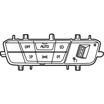 BMW 61-31-5-A16-AB3 CONTROL ELEMENT LIGHT