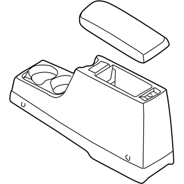 Nissan 96910-7Z011 Console Box-Floor