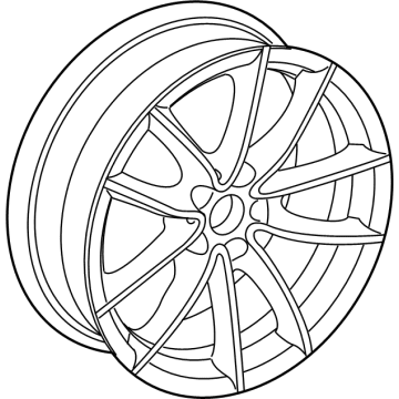 Toyota 42611-WAA02 Wheel, Alloy