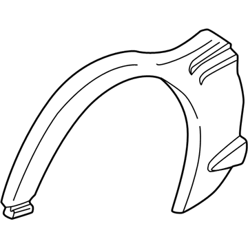 GM 12453313 Wheel Opening Molding