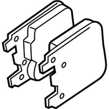 BMW 34-21-6-887-576 Rear Brake Pads Set