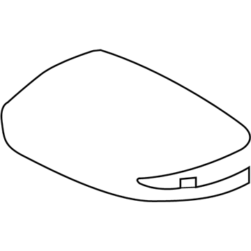 Nissan 96374-4RA0B Mirror Body Cover, Driver Side