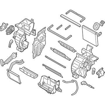 Hyundai 97205-3X250 Heater & Evaporator Assembly