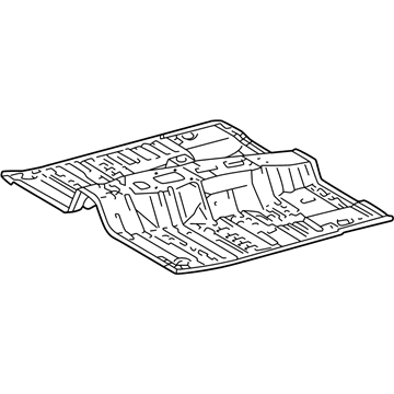 Toyota 58111-35151 Front Floor Pan