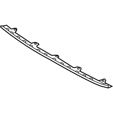 Hyundai 86689-G2000 Moulding-Rear Bumper Lower, Center
