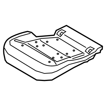 Ford LC5Z-7863840-A PAD - REAR SEAT CUSHION