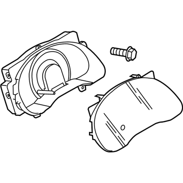 Nissan 24810-3AN0B Instrument Cluster Speedometer