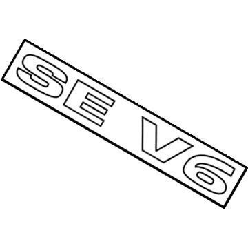 Ford 6E5Z-5442528-D Nameplate