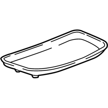 GM 84203797 Liner-Front Floor Console Compartment *Black