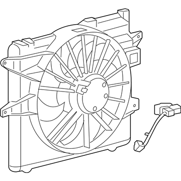 Ford DR3Z-8C607-D Fan Module