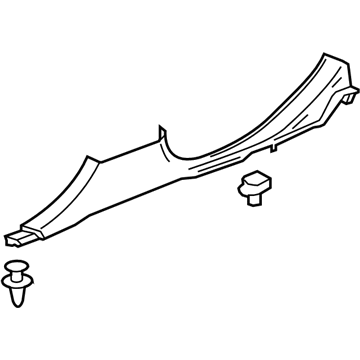GM 23304109 Rear Sill Plate