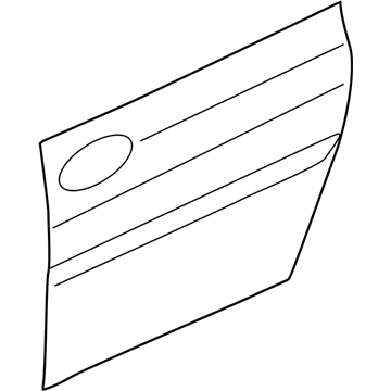 Hyundai 77121-4D010 Panel-Rear Door Outer, RH