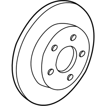 GM 18060236 Rear Brake Rotor