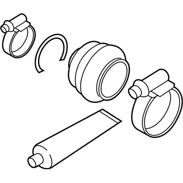 BMW 31-60-7-606-091 Repair Kit Bellows, Exterior