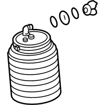 Lexus 48090-60020 Cylinder Assembly, Pneumatic