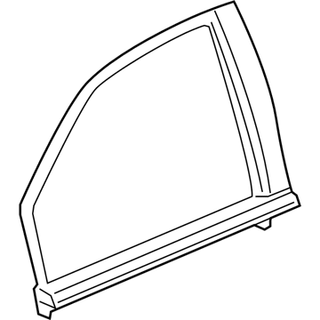 GM 20772074 Molding Asm-Front Side Door Window Reveal