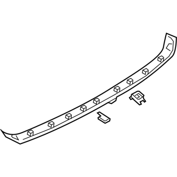 BMW 51-16-7-446-336 TAILGATE HANDLE STRIP WITH L