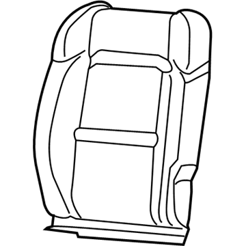 Mopar 6PT77NR3AF Cover-Front Seat Back