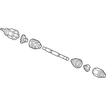 Acura 42311-S3V-A62 Driveshaft Assembly, Driver Side