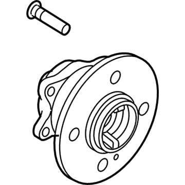 Kia 527501G101 Rear Wheel Hub Assembly