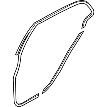 Kia 831302F000 WEATHERSTRIP Assembly-Rear Door Side