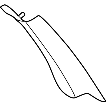 BMW 51-43-7-041-927 Trim Panel Column, Rear Left