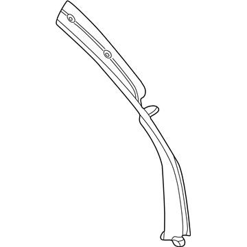 BMW 51-43-8-217-075 Trim Panel Column, Rear Left