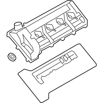 Kia 224203F300 Cover Assembly-Rocker RH