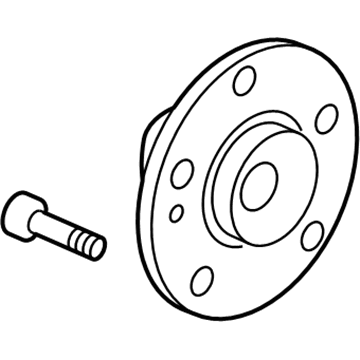 Honda 42210-S9A-000 Hub Assembly, Rear