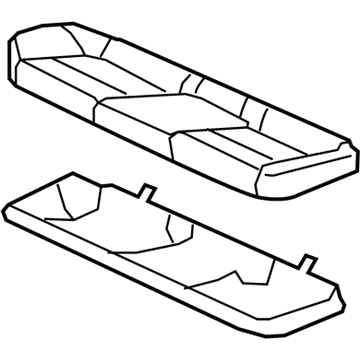 GM 92230056 Pad, Rear Seat Cushion