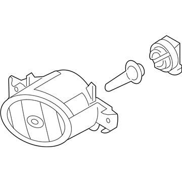 Infiniti 26155-8993A Lamp Fog RH