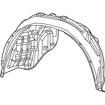 Mopar 68309298AE SILENCER-WHEELHOUSE Inner