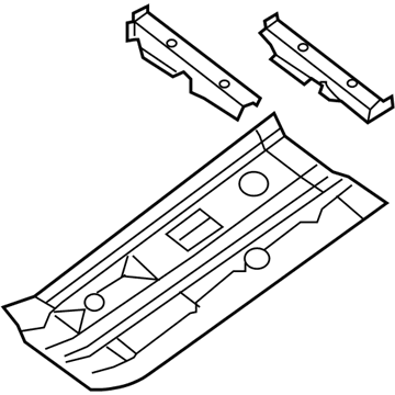 Nissan 74320-ET030 Floor-Front, RH