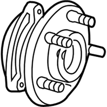 Mopar 68272624AC Brake Hub And Bearing