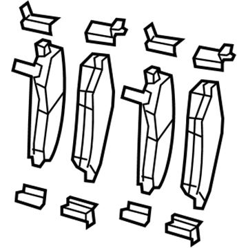 Mopar 68456066AA Pad Kit-Front Disc Brake