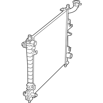 Mopar 55038001AH Engine Cooling Radiator