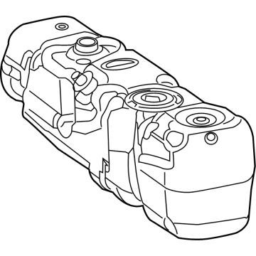 Mopar 68160721AA Fuel Tank Rear