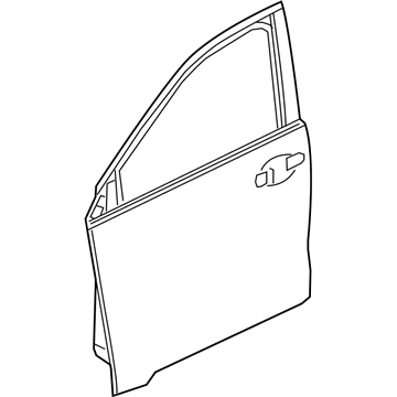 Honda 67010-T7W-A90ZZ Panel, R. FR. Door (DOT)