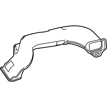Lexus 55845-53070 Duct, Heater To Register