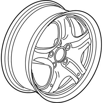 GM 9598032 Wheel, Steel