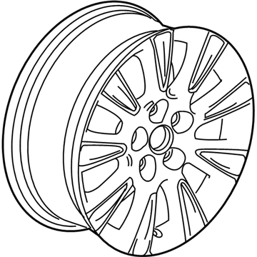 GM 9598756 Wheel, Alloy